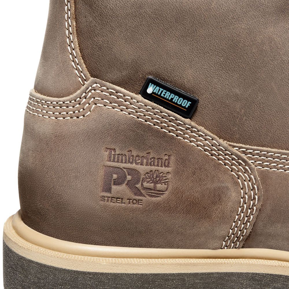 Bocanci De Muncă Timberland Dama Maro - Pro® Direct Attach 6\" Steel Toe - Romania - RYQPGB104